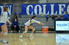 VB vs MHC  Wheaton Women's Volleyball vs Mount Holyoke College. - Photo by Keith Nordstrom : Wheaton, Volleyball, VB